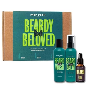 MenRock Beardy Beloved Awakening Sicilian Lime Beard Shampoo 100ml + бальзам для бороды 100ml + масло для бороды 30ml