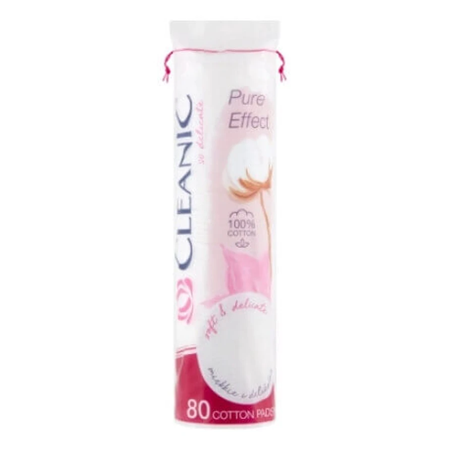 Круглі тампони Cleanic Pure Effect, 80 шт.: ціни та характеристики