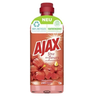 Ajax, Универсальное чистящее средство, цветы гибискуса, 1 л