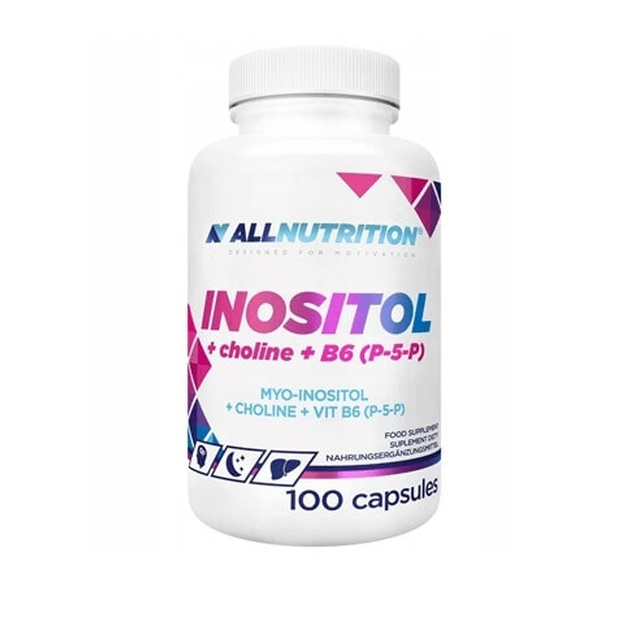 Allnutrition Інозитол + Холін + В6 (P-5-P), 100 капсул: ціни та характеристики
