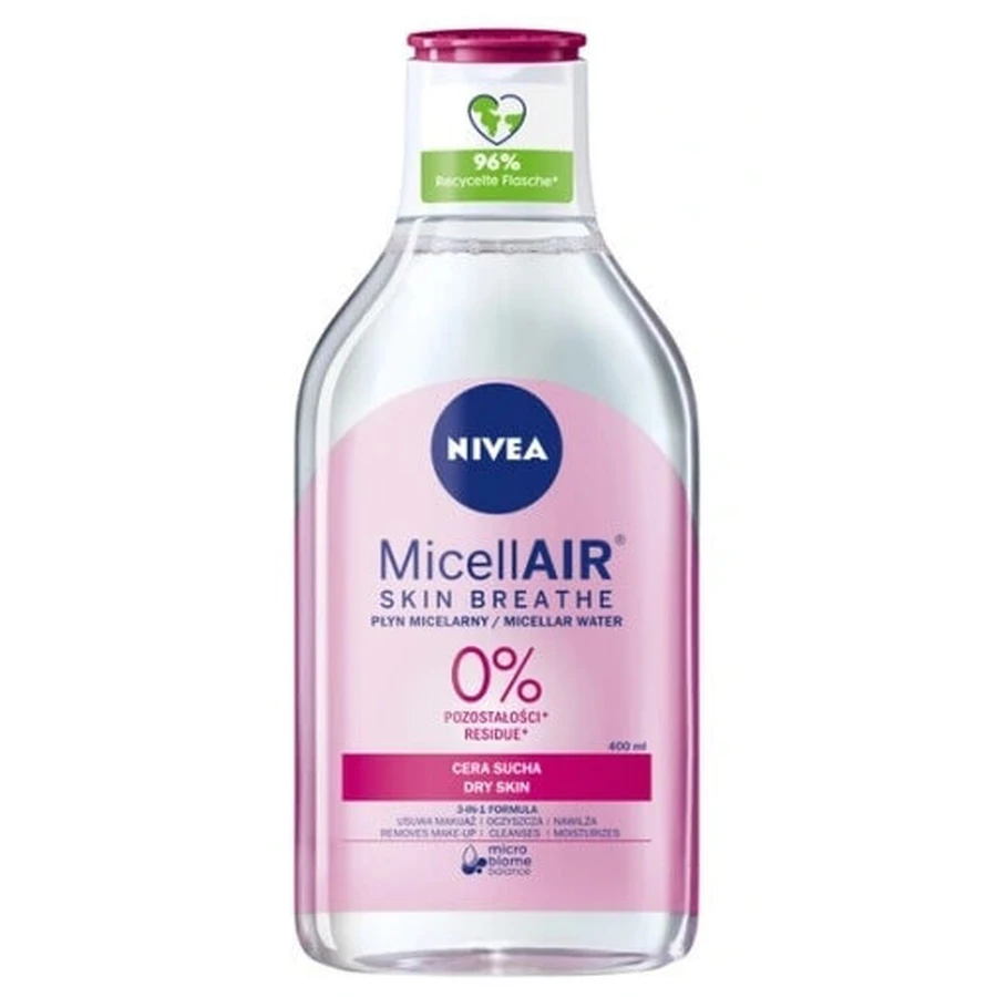 Nivea MicellAir Skin Breathe Мицеллярный лосьон для сухой кожи, 400 мл: цены и характеристики