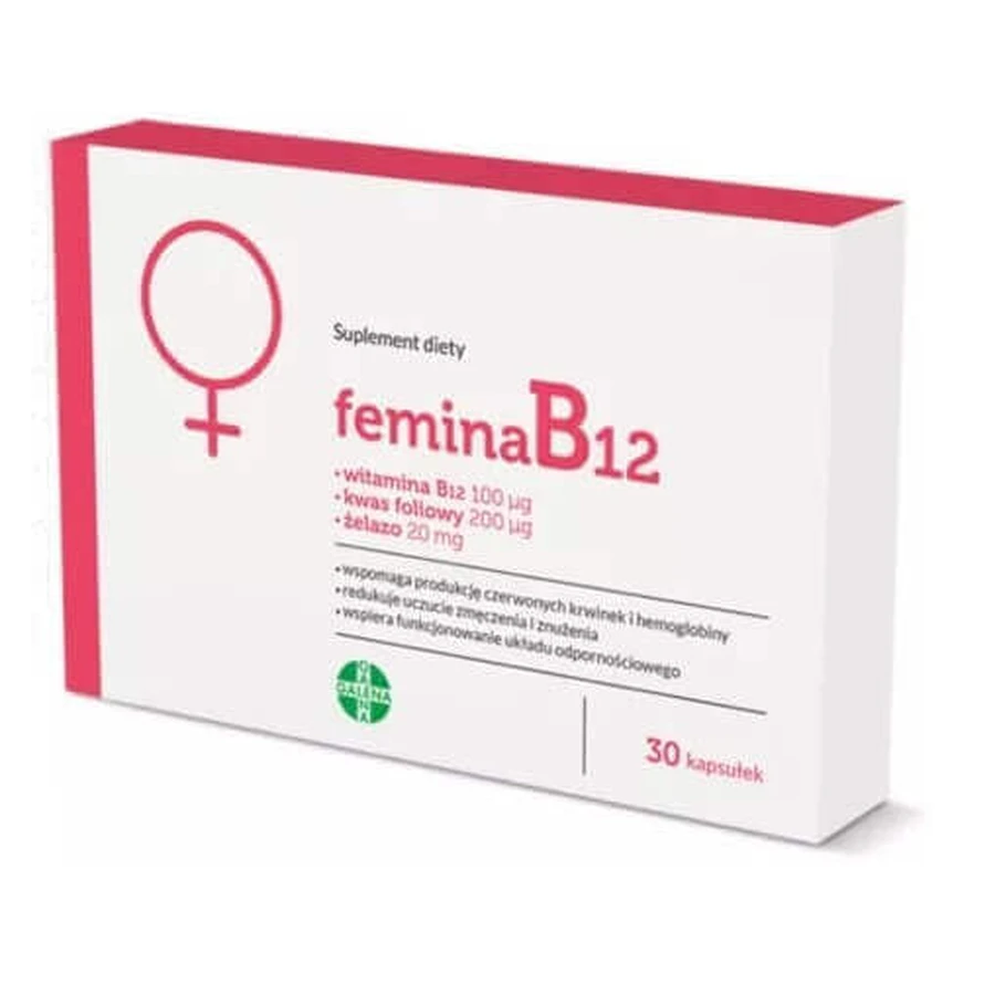 FeminaB12, 30 капсул: цены и характеристики