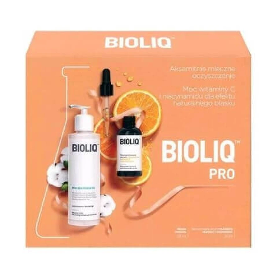Bioliq Pro, Набір міцелярного молочка 135 мл + Концентрована сироватка 20 мл: ціни та характеристики