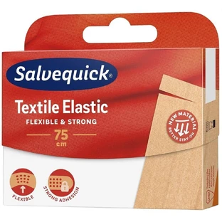 Salvequick Текстильные пластыри 75 см 1 упаковка