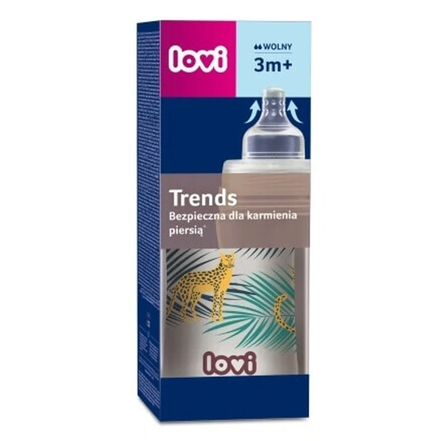 Детская бутылочка Lovi Trends Jungle Vibes 3м+ 21/594 250 мл: цены и характеристики