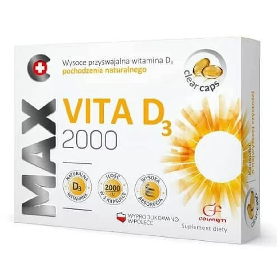 MAX Vita D3 2000 30 капсул: цены и характеристики