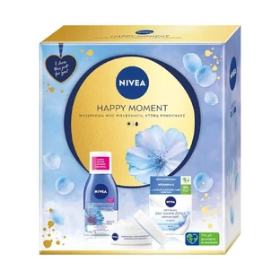 Nivea Happy Moment Денний освіжаючий крем 50 мл + Засіб для вмивання очей 125 мл