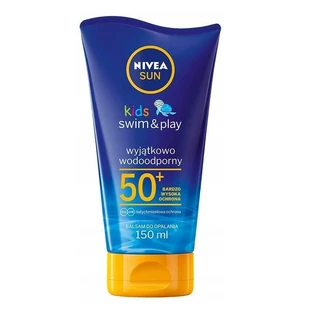 Nivea Sun Kids Swim amp; Play Детский солнцезащитный лосьон SPF50+, 150 мл