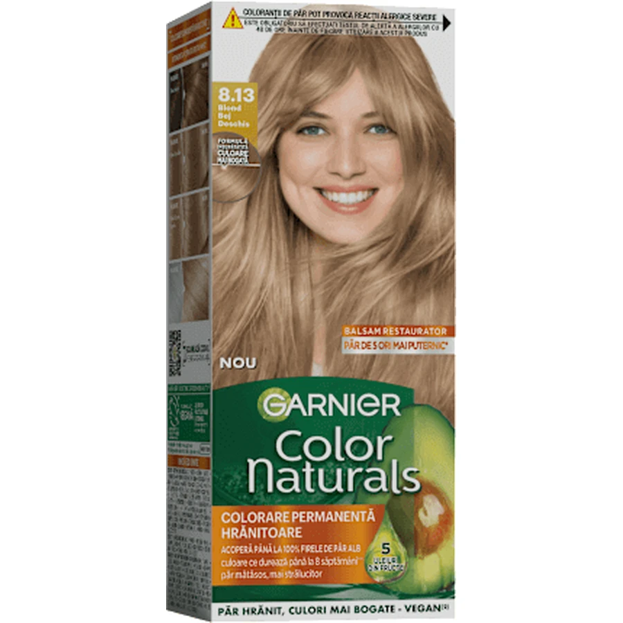 GARNIER Colour naturals Перманентна фарба для волосся 8.13 Світло-бежевий блонд, 1 шт.: ціни та характеристики