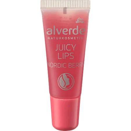 alverde NATURKOSMETIK Блиск для губ Соковиті губи Nordic Berry, 8 мл: ціни та характеристики