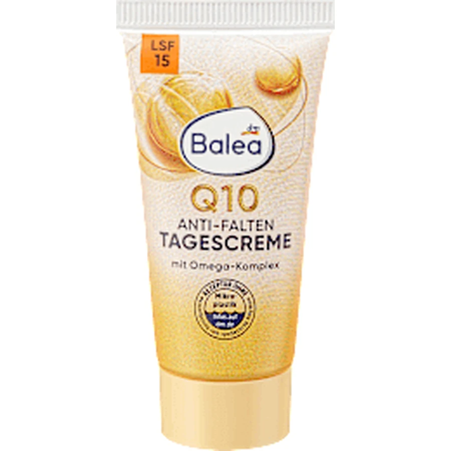Balea Q10 Крем для обличчя проти зморшок SPF15 Travel Size, 15 мл: ціни та характеристики