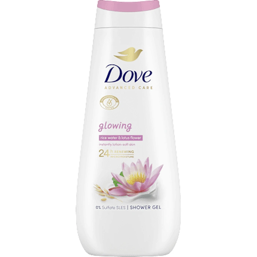 Dove Advanced Усовершенствованный сияющий гель для душа, 400 мл: цены и характеристики