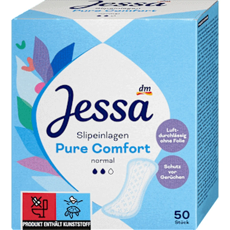 Jessa Pure Comfort Daily Absorbent Щоденні поглинаючі прокладки нормальні, 50 шт.: ціни та характеристики