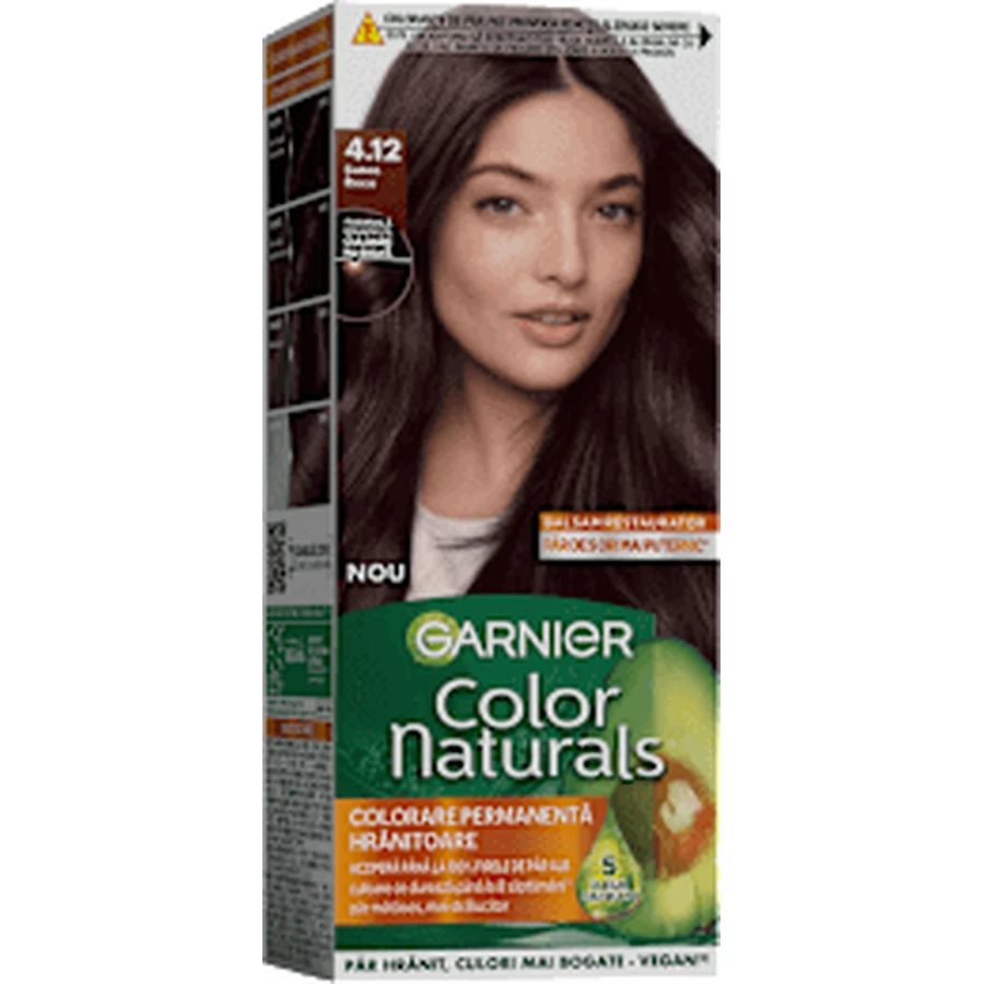 GARNIER Colour naturals Перманентная краска для волос 4.12 Cool Brown, 1 шт.: цены и характеристики