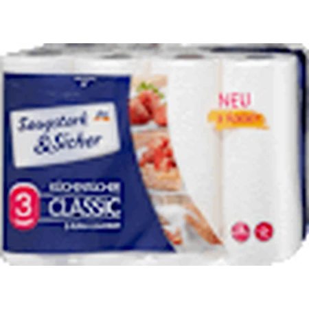 Кухонні рушники Saugstark&Sicher Classic Classic 3-шарові, 8 шт.: ціни та характеристики