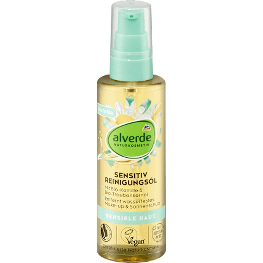 alverde NATURKOSMETIK Олія для чутливої шкіри з екстрактом ромашки та виноградних кісточок, 100 мл: ціни та характеристики