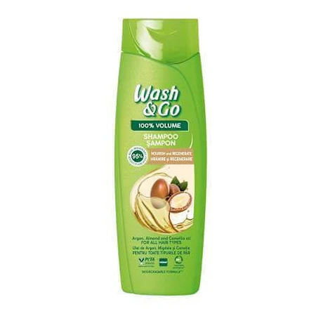 Wash&Go Шампунь живильний з оліями, 360 мл: ціни та характеристики
