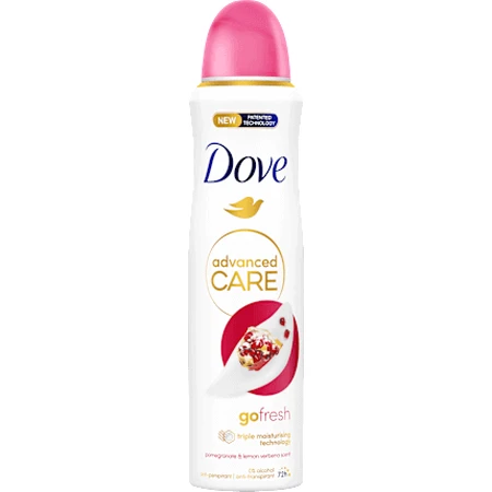 Dove Дезодорант-спрей Advanced Care Pomegranate, 150 мл: цены и характеристики