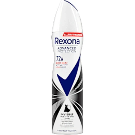 Дезодорант-спрей Rexona Advanced Pro Invisible Black&White, 150 мл: ціни та характеристики