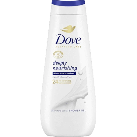 Dove Advanced Усовершенствованный глубоко питательный гель для душа, 400 мл: цены и характеристики