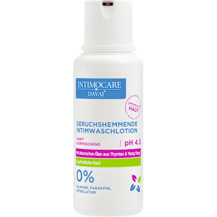 DAVAJ DERMOCARE Заспокійливе інтимне мило з ефірною олією чебрецю, 250 мл: ціни та характеристики