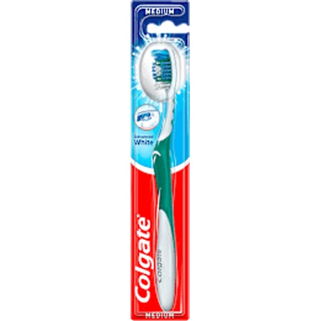 Colgate Зубная щетка Advanced White Medium, 1 шт.: цены и характеристики