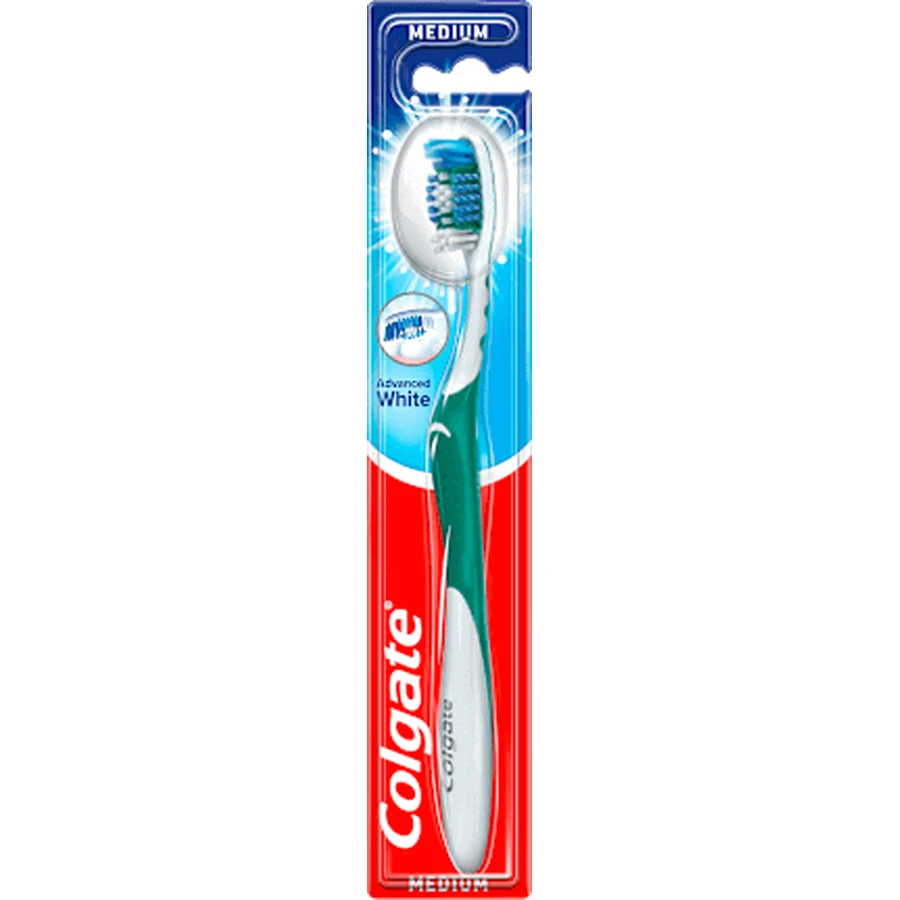 Colgate Зубная щетка Advanced White Medium, 1 шт.: цены и характеристики