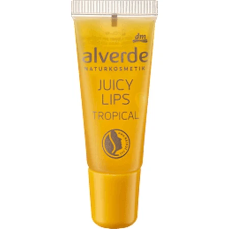 alverde NATURKOSMETIK Сочные губы Блеск для губ Сочные губы Тропический, 8 мл: цены и характеристики