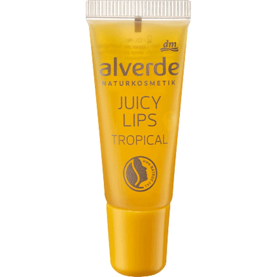 alverde NATURKOSMETIK Сочные губы Блеск для губ Сочные губы Тропический, 8 мл: цены и характеристики