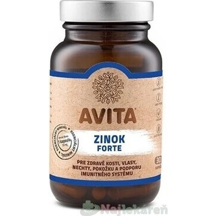 AVITA ZINOK FORTE 1×30 cps, биологически активная добавка: цены и характеристики