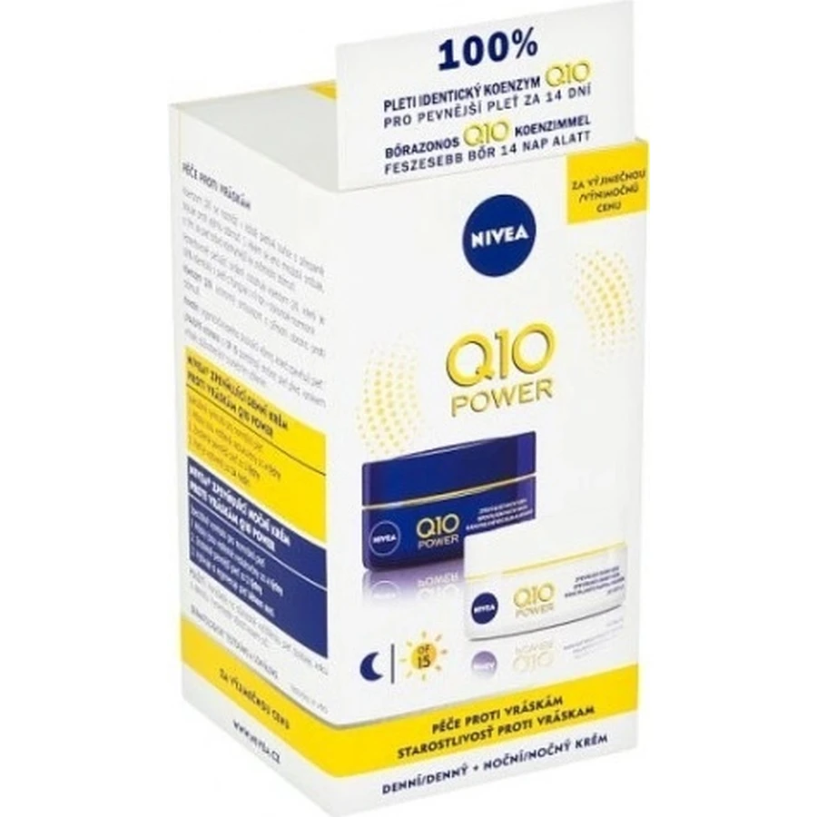 Nivea Energizing Day + Night Anti-Wrinkle Cream Q10 2x50ml 1×2x50 ml, крем для кожи: цены и характеристики