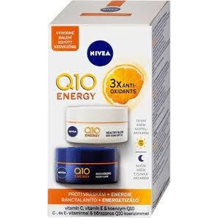 Nivea Energizing Day + Night Anti-Wrinkle Cream Q10 2x50ml 1×2x50 ml, крем для кожи: цены и характеристики