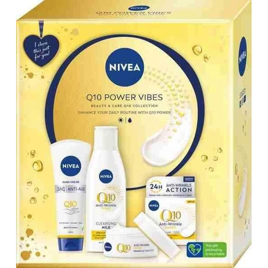 Nivea Energizing Day + Night Anti-Wrinkle Cream Q10 2x50ml 1×2x50 ml, крем для кожи: цены и характеристики