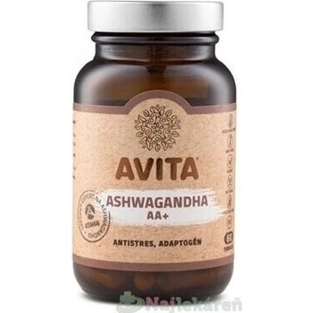 AVITA ASHWAGANDHA AA+ 1×60 cps, дієтична добавка: ціни та характеристики
