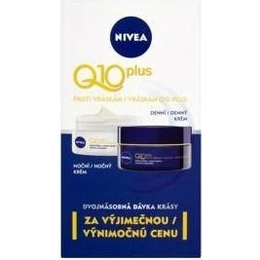 NIVEA Укрепляющий дневной и ночной крем Q10 POWER DUO 2×50 мл, укрепляющий крем: цены и характеристики