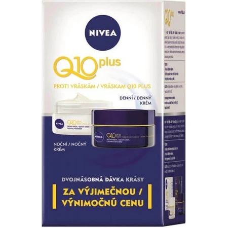 NIVEA Укрепляющий дневной и ночной крем Q10 POWER DUO 2×50 мл, укрепляющий крем: цены и характеристики