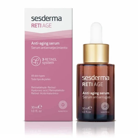 Набір Sesderma Reti-Age, антивіковий крем для обличчя, 50 мл + антивікова сироватка для обличчя, 30 мл: ціни та характеристики