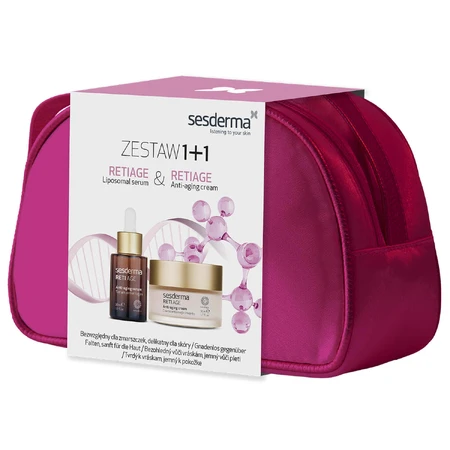 Набір Sesderma Reti-Age, антивіковий крем для обличчя, 50 мл + антивікова сироватка для обличчя, 30 мл: ціни та характеристики