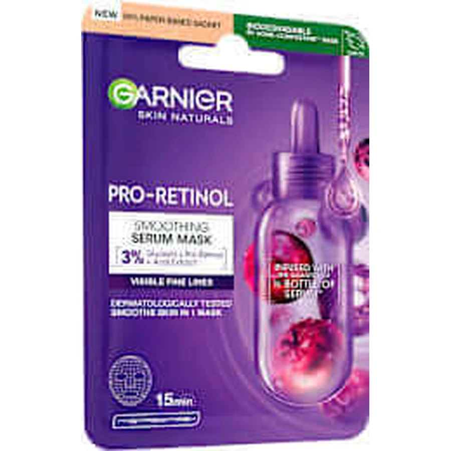 Garnier Skin Naturals Маска для лица с ретинолом, 22 г: цены и характеристики