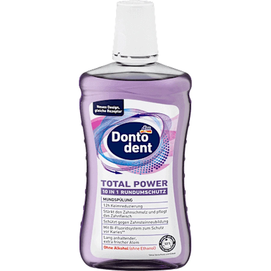 Dontodent Total Power Ополаскиватель для рта Total Power 10в1 Полная защита, 500 мл: цены и характеристики