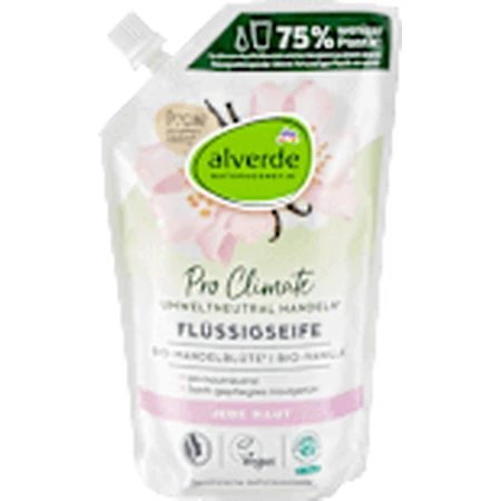 alverde NATURKOSMETIK Резервное жидкое мыло с миндалем и ванилью, 500 мл: цены и характеристики