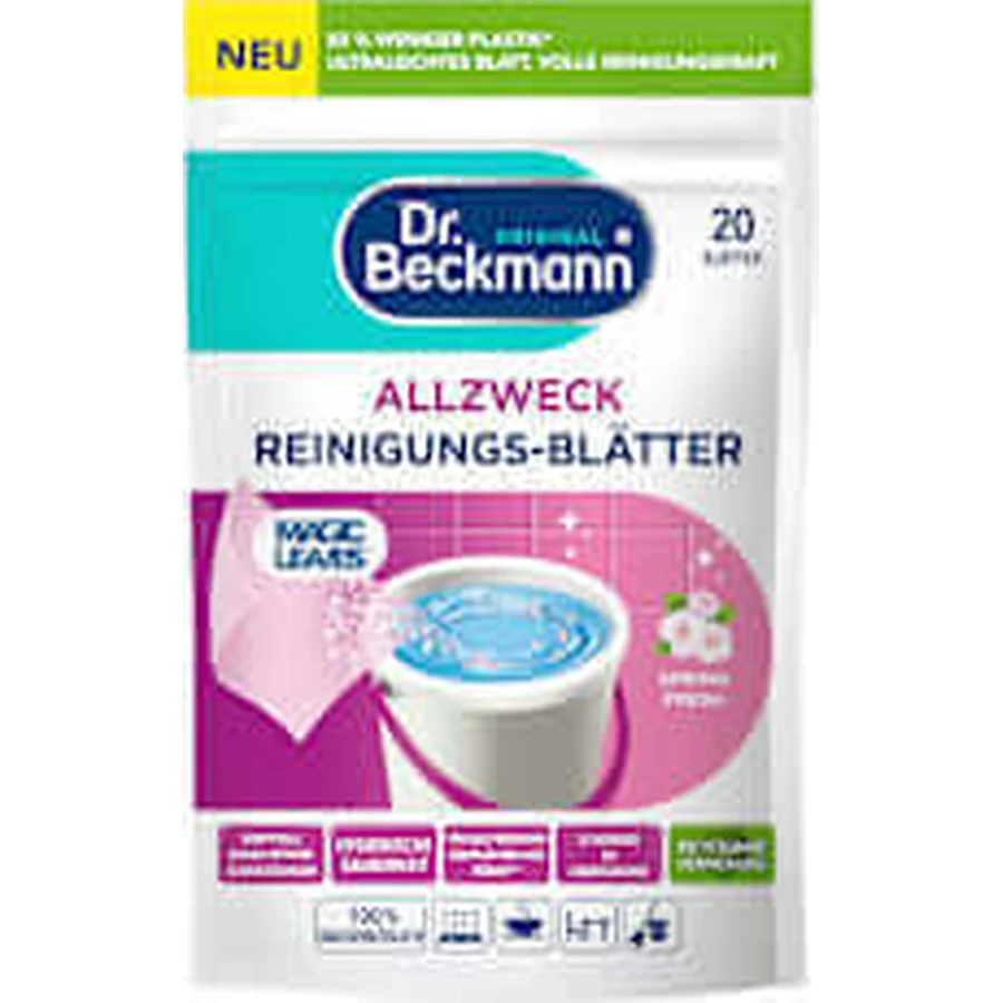 Dr.Beckmann Dr.Beckmann Миючі універсальні серветки Spring Fresh, 20 шт.: ціни та характеристики