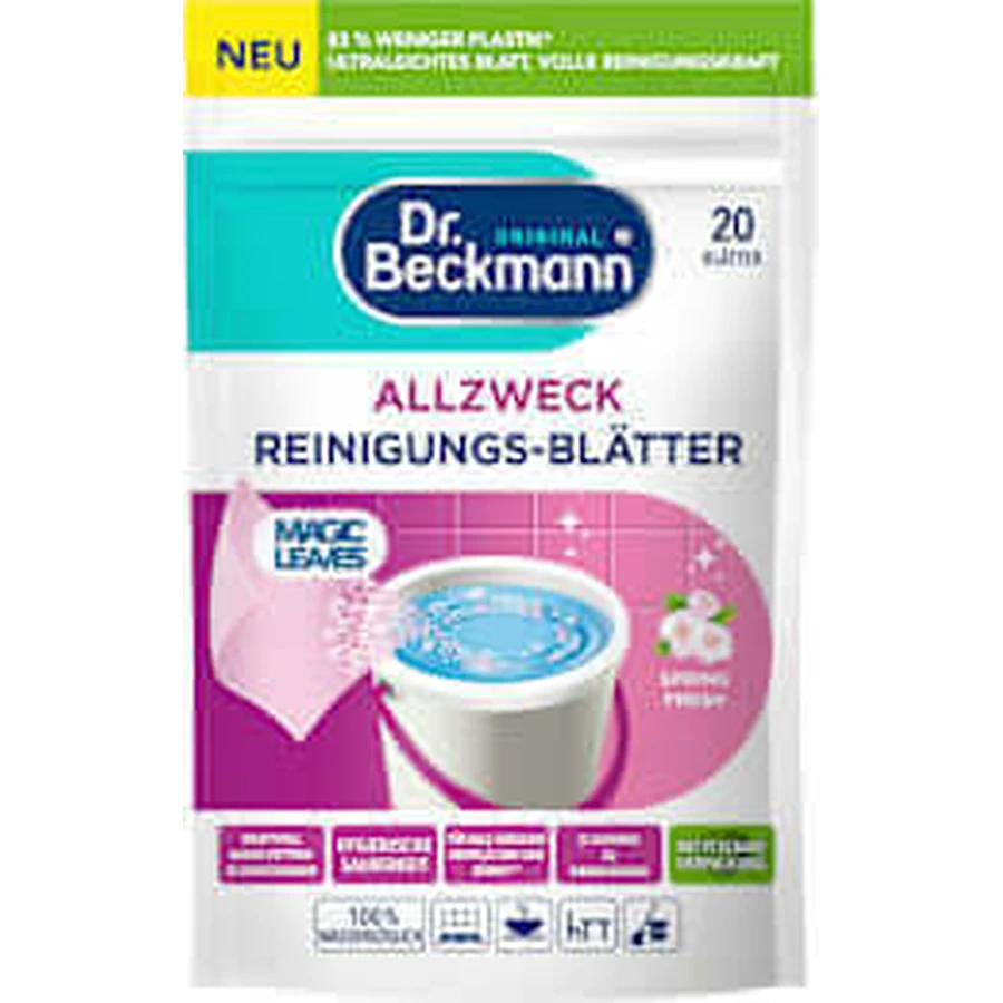 Dr.Beckmann Dr.Beckmann Миючі універсальні серветки Spring Fresh, 20 шт.: ціни та характеристики