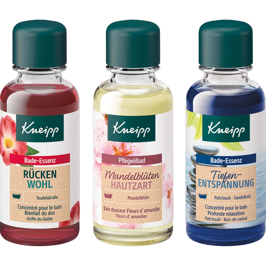 Набір олій для ванн Kneipp Favourite, 3 x 20 мл: ціни та характеристики