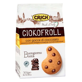 Печенье Ciokofroll, 300 г, Crich