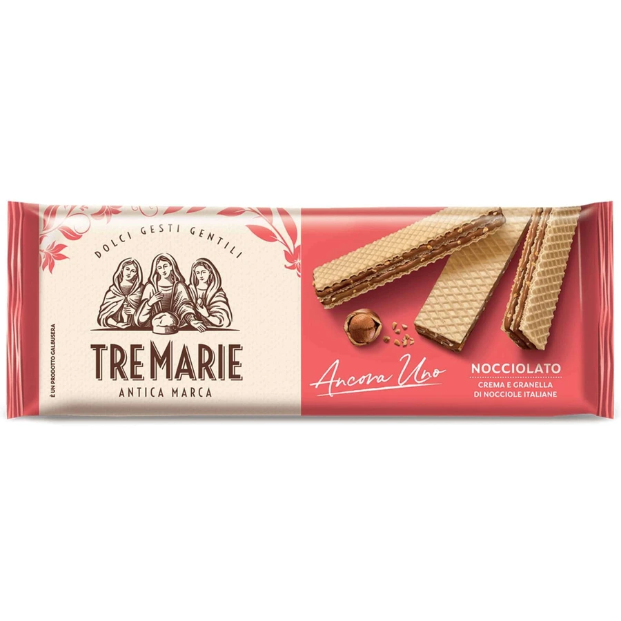 Вафля з горіховим кремом, 140 г, Tre Marie: ціни та характеристики
