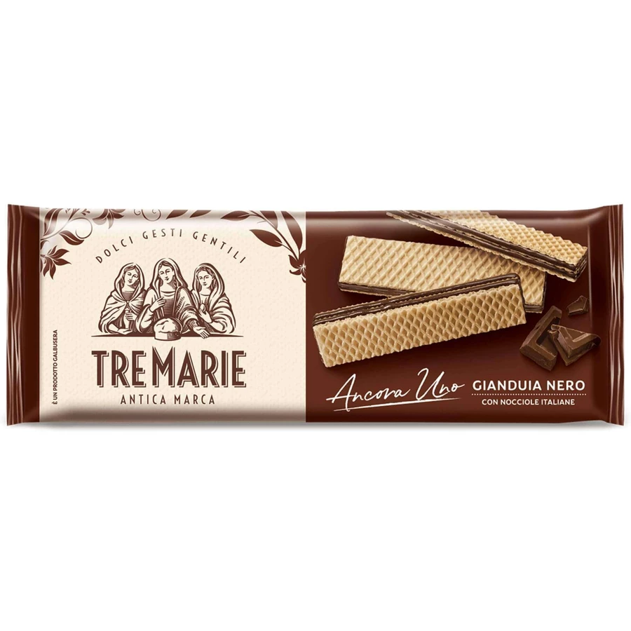 Черный Gianduia Gianduia Napolitane, 140 г, Tre Marie: цены и характеристики
