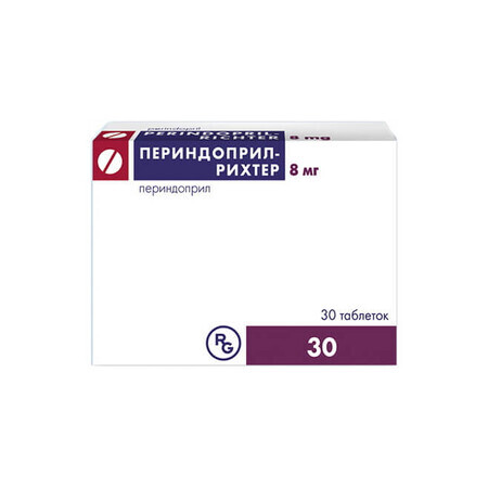 Периндоприл-ріхтер табл. 8 мг блістер №30