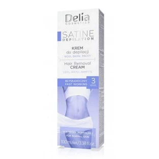 Крем для швидкої депіляції Satine Depilation, 100 мл, Delia Cosmetics