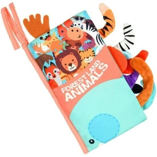 Сенсорная книга для развития малыша, + 3 месяца, AcSmart